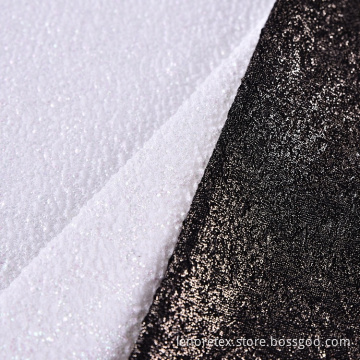 Polyester Spandex Hot Foil Printing Knitted Jacquard Fabric